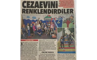 CEZAEVİNİ RENKLENDİRDİLER