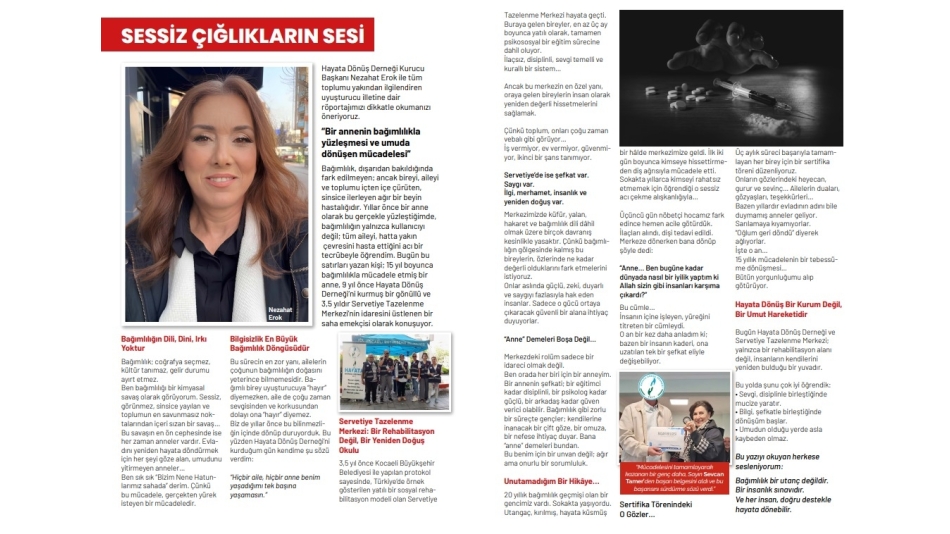 SESSİZ ÇIĞLIKLARIN SESİ: Bağımlılıkla Mücadelede Bir Umut Hikâyesi