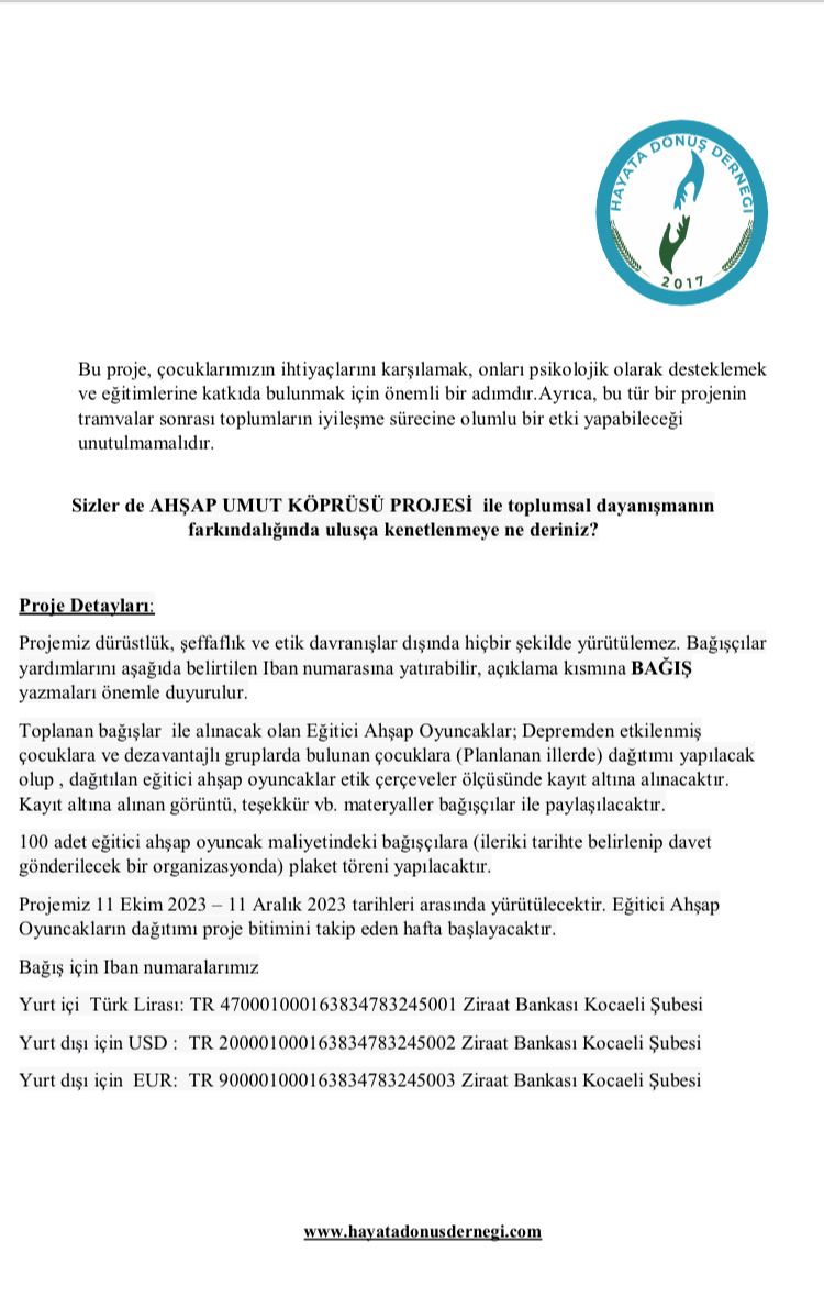Hayata Dönüş Derneği